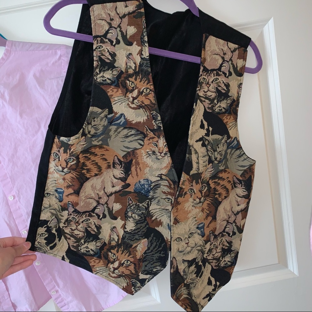 Vintage cat vest